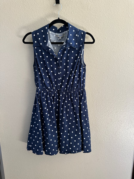 Bailey Blue Polka Dot Blue Dress