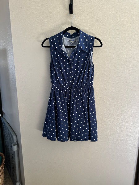 Bailey Blue Polka Dot Blue Dress