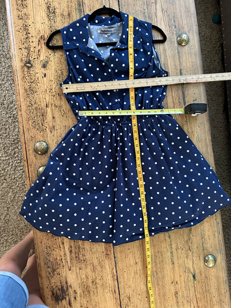 Bailey Blue Polka Dot Blue Dress