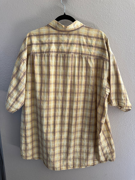 Sean John Yellow Button Down Shirt