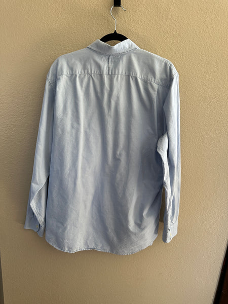 Banana Republic Men's Blue Dress Shirt