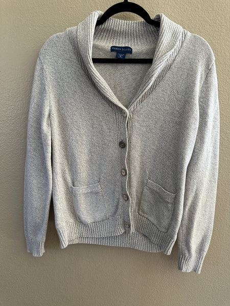 Karen Scott Heather Gray Cardigan