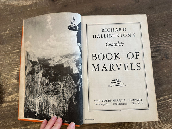 1941 Complete Book of Marvels title page