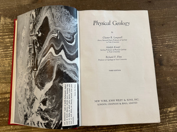 1948 Physical Geology title page