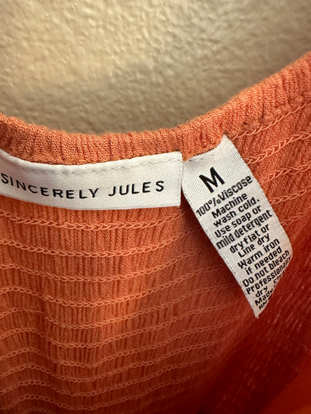 Sincerely Jules Orange Maxi Dress