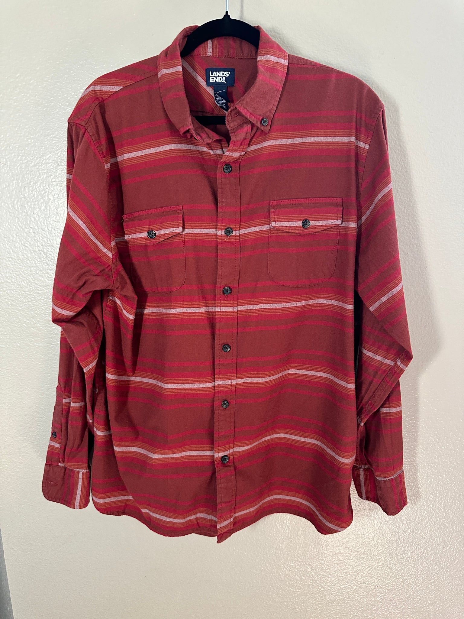 Lands End Red Flannel