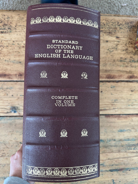 1897 Standard Dictionary spine