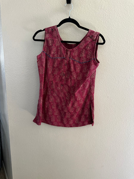 Handmade Sleeveless Blouse