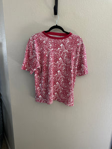 Pink Floral Blouse