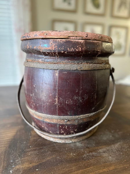Vintage Rice Box large