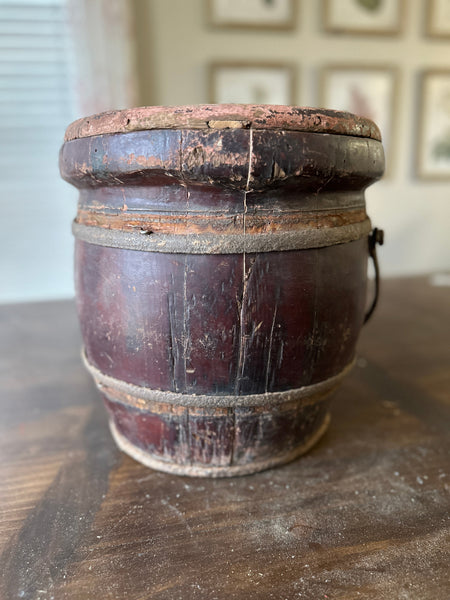 Vintage Rice Box large