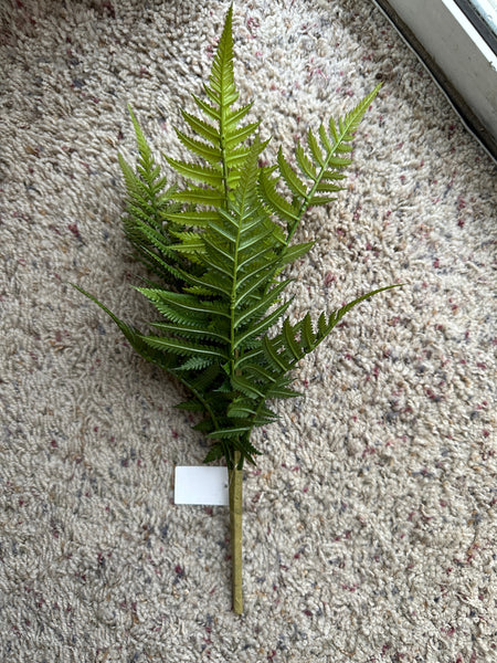 13" Faux Fern Stem