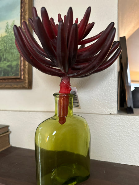 12" Faux Aeonium Stem