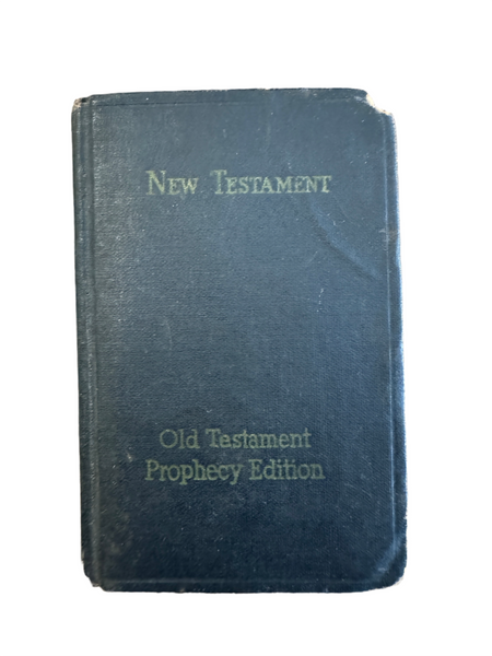 Mini New Testament Old Testament Prophecy Edition Bible white background