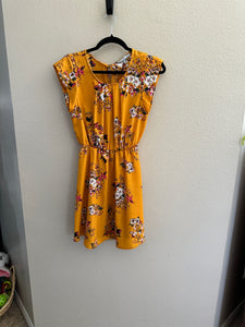 Sweet Rain Yellow Floral Dress