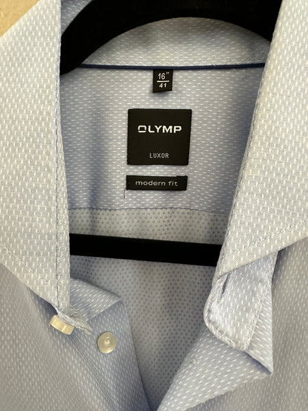 Olymp Luxor Light Blue Dress Shirt