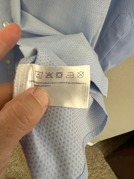 Olymp Luxor Light Blue Dress Shirt