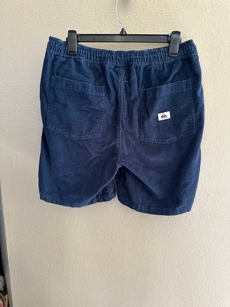 Quiksilver Men's Blue Corduroy Shorts