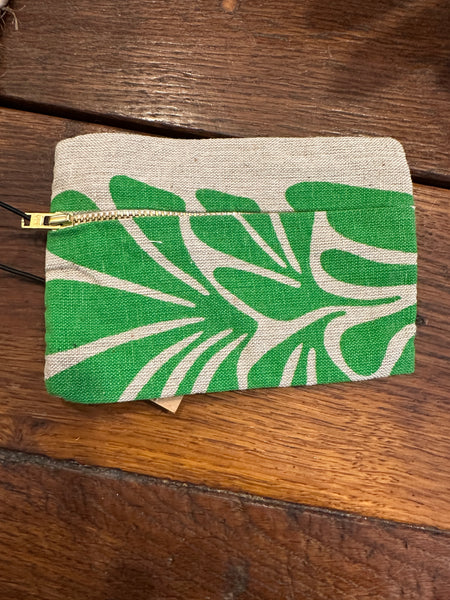 Woven Cotton Printed Zip Pouch