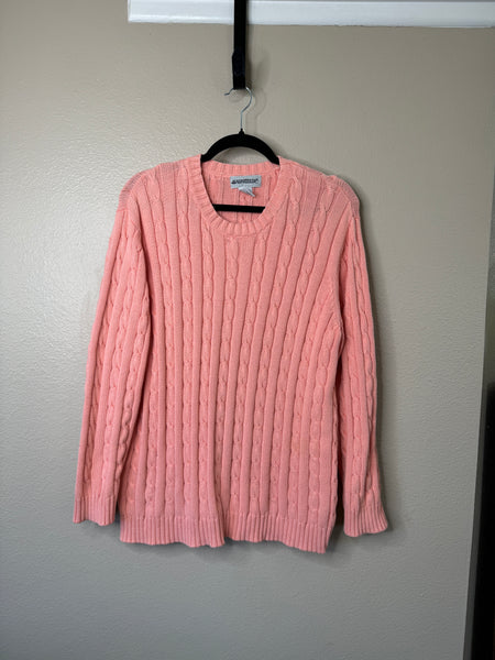 Vintage Cabin Creek Women's Peach Long Sleeve Sweater