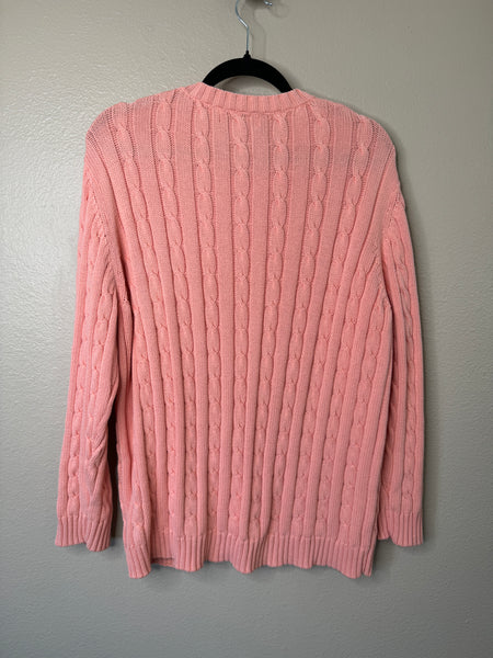 Vintage Cabin Creek Women's Peach Long Sleeve Sweater