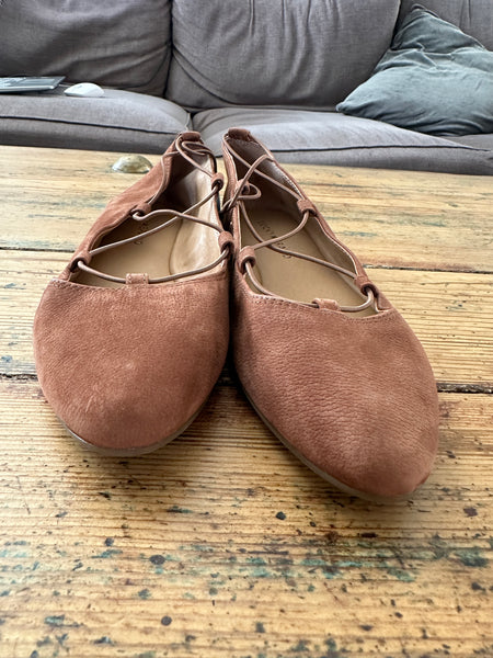 Lucky Brand Ballet Brown Flats