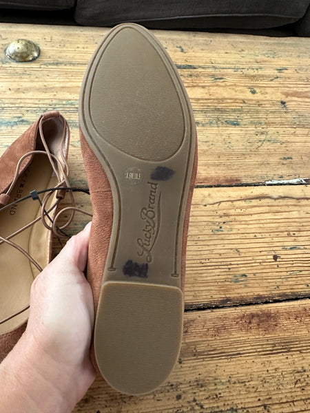 Lucky Brand Ballet Brown Flats