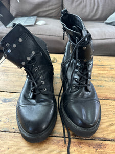 Torrid Black Combat Boots