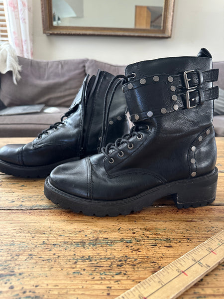 Torrid Black Combat Boots