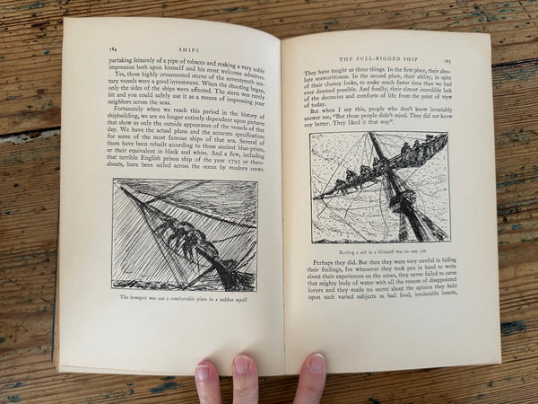 1935 Ships and How They Sailed The Seven Seas pages 184-185