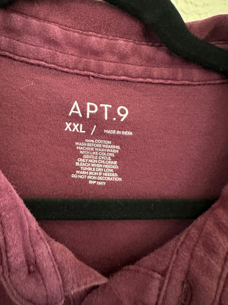 Apt 9 Red Polo