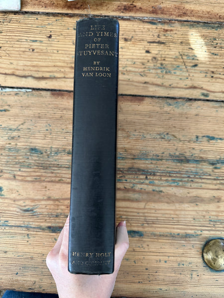 1928 Life and Times of Pieter Stuyvesant spine