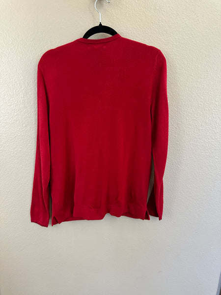 Carolyn Taylor Red Cardigan