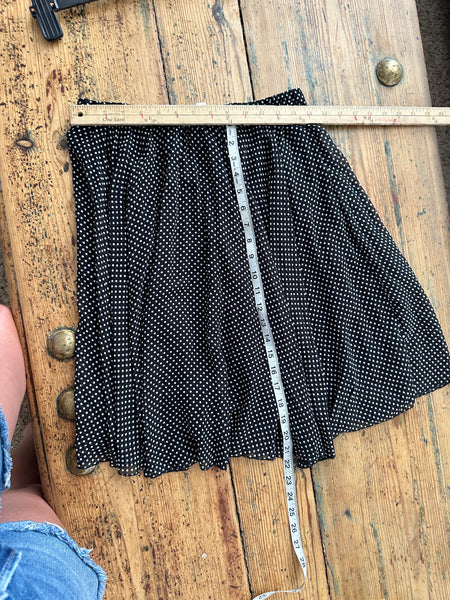 CB Black Polka Dot Skirt