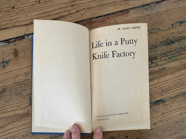  1945 Life In A Putty Knife Factory title page