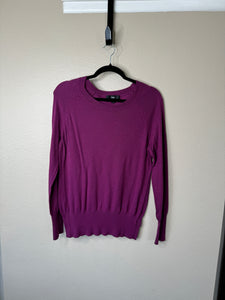 Mossimo Women's Purple Lightweight Sweater