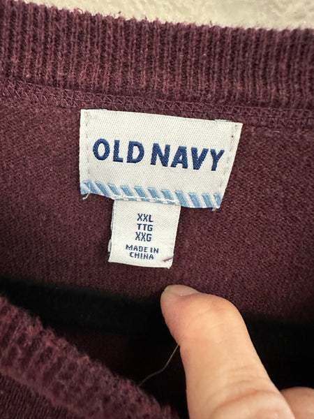 Old Navy Burgandy Women's Sweater