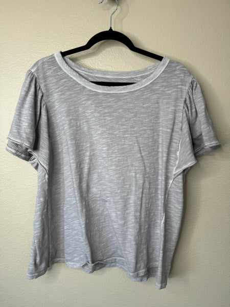 Sonoma Women's Gray Short Sleeve Blouse