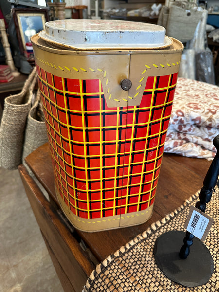 Vintage Thermos Oval Cooler side view