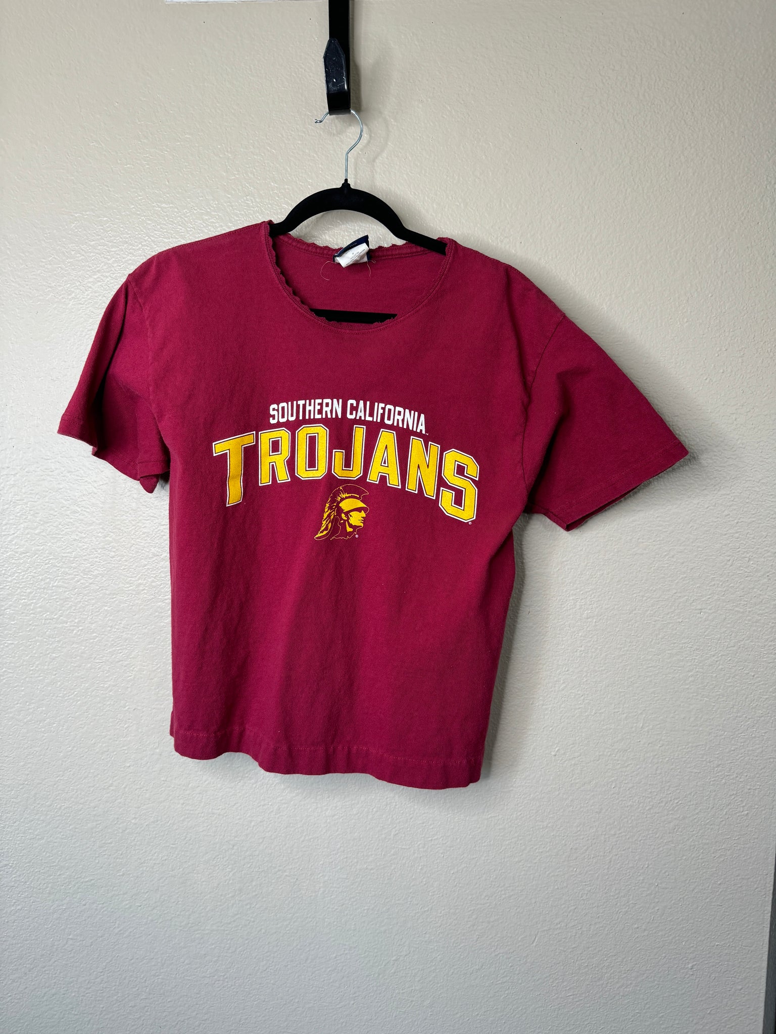 AS Sports Women's Maroon USC Trojans Short Sleeve Shirt