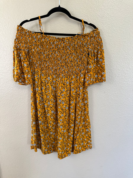 Magnolia Skye Yellow Floral Dress