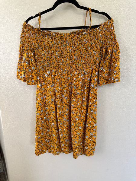 Magnolia Skye Yellow Floral Dress