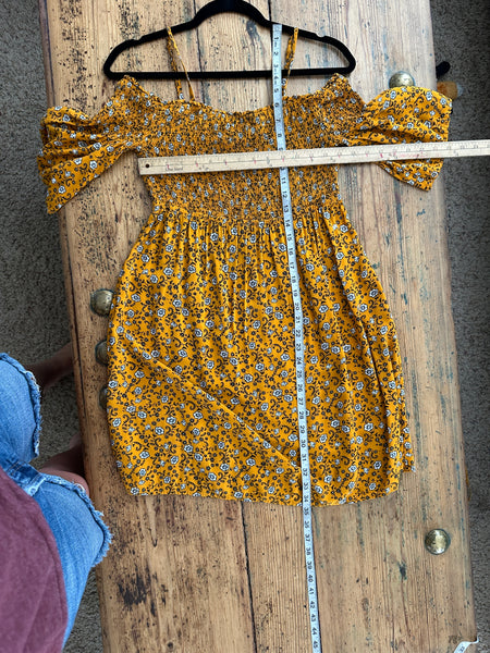 Magnolia Skye Yellow Floral Dress