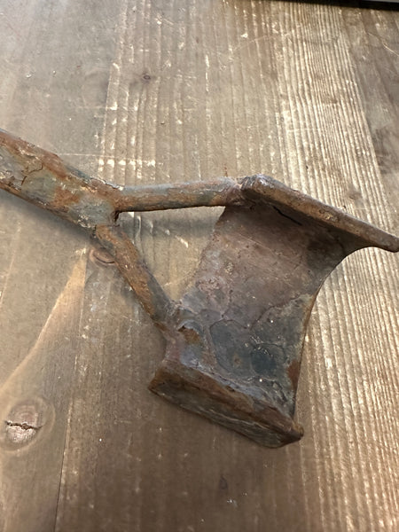 Antique Branding Iron with J Logo