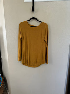 Loft Mustard Long Sleeve Sweater