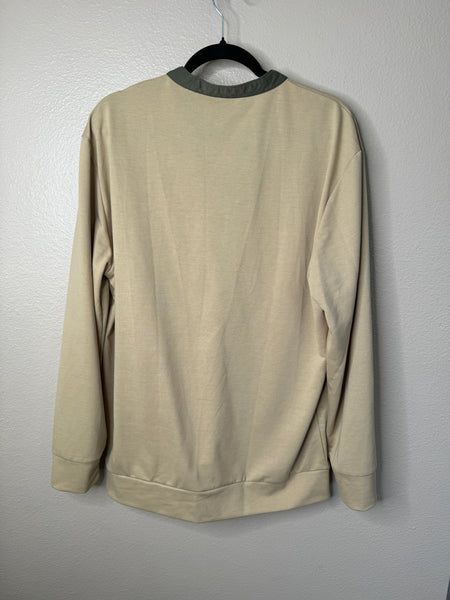 Men's Tan Long Sleeve Shirt