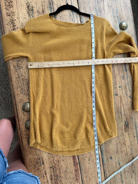 Loft Mustard Long Sleeve Sweater