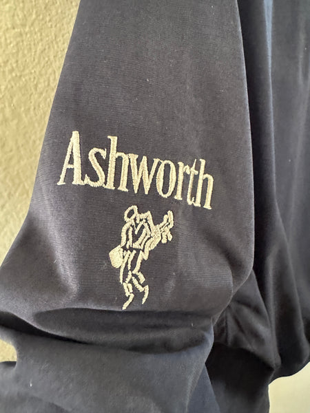 Ashworth Men's Pullover Windbreaker With Removable Sleeves-NWT