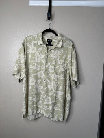 G.H. Bass Men's Hawaiian Short Sleeve Button Down Shirt