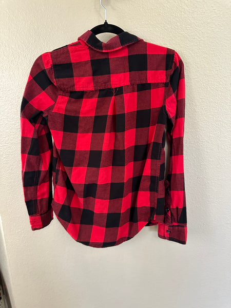 SO Cozy Flannel Red and Black Plaid